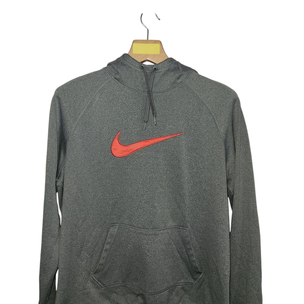 Nike Women's Gray Hoodie with Salmon Pink Logo SKU C02